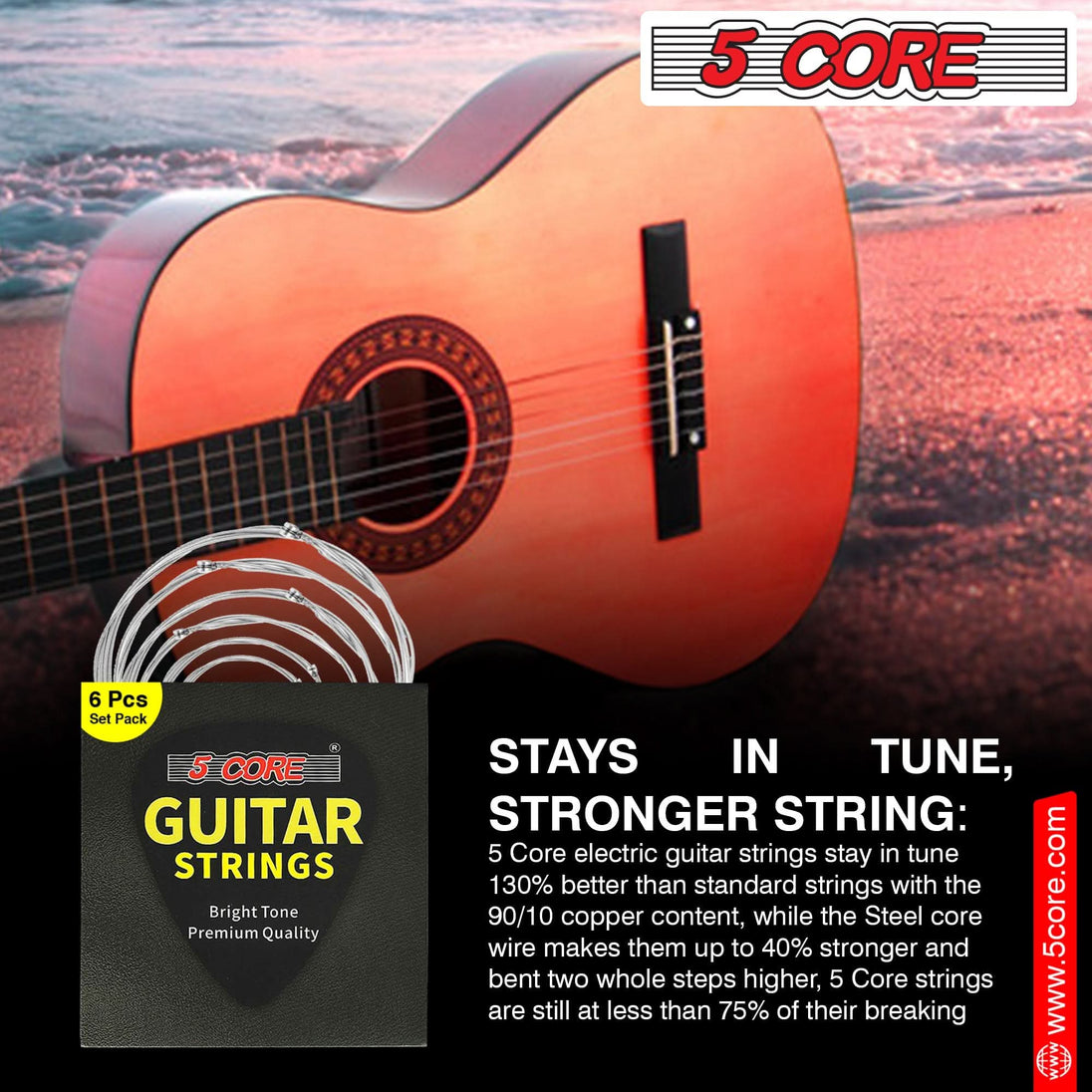 We provide high quality sound with our strings
