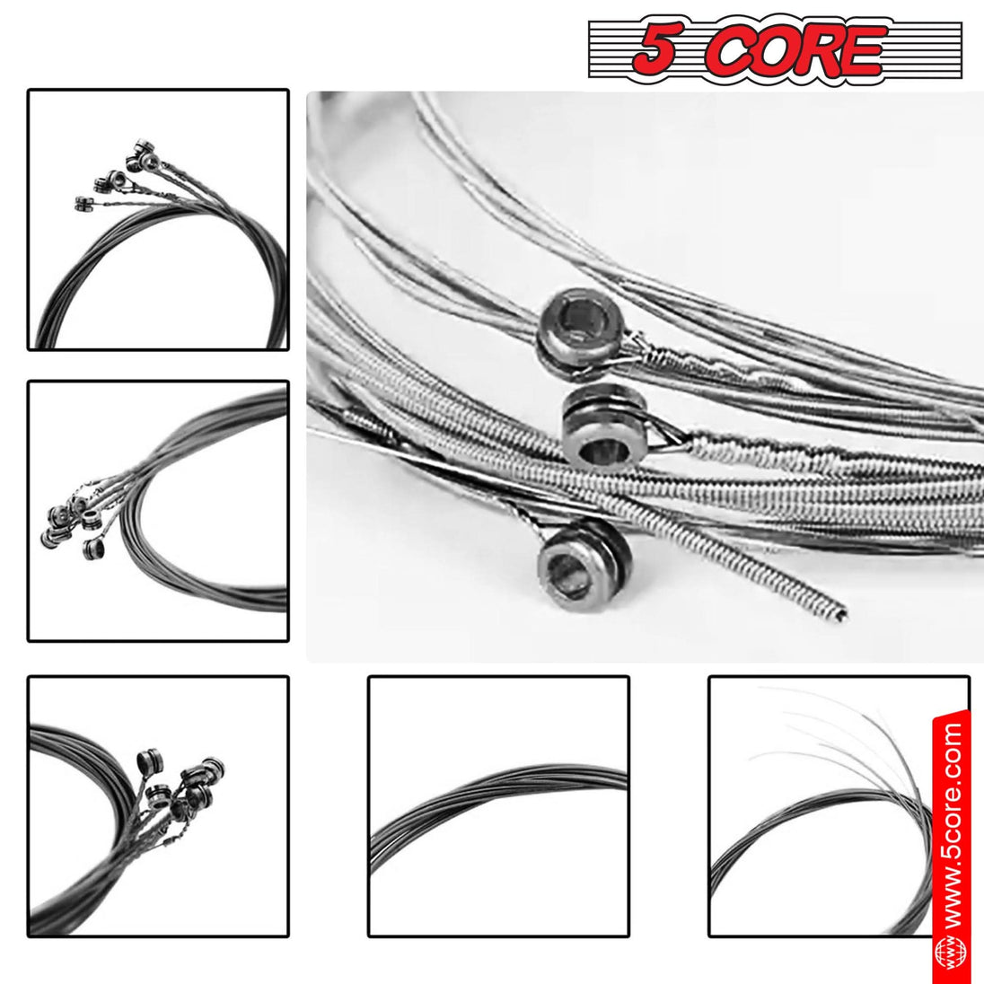 Bright tone strings for 6-string guitars
