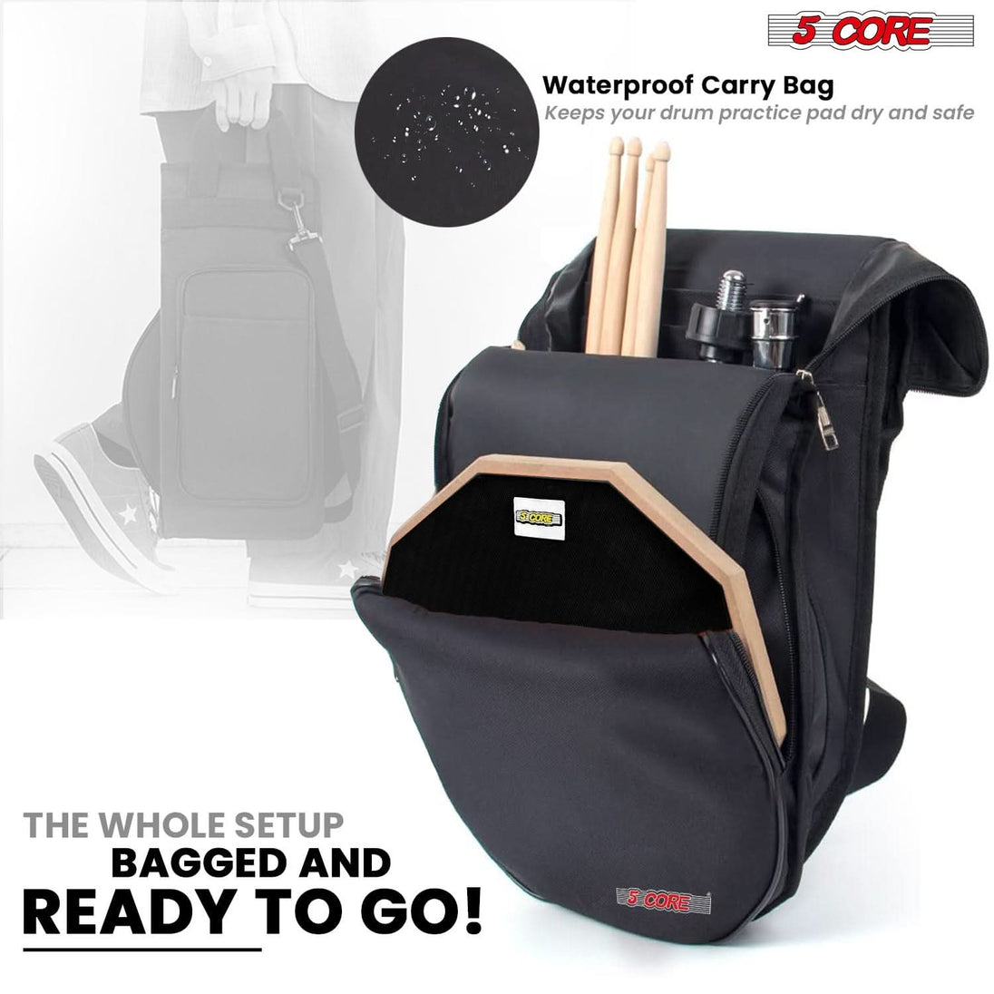 Comfortable seating solution for drummers and guitarists