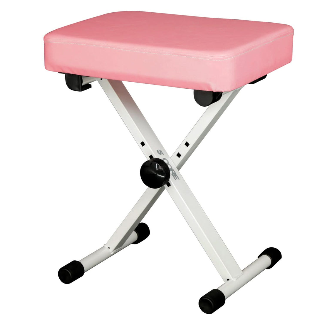 Heavy duty X style keyboard bench with adjustable height for pianists