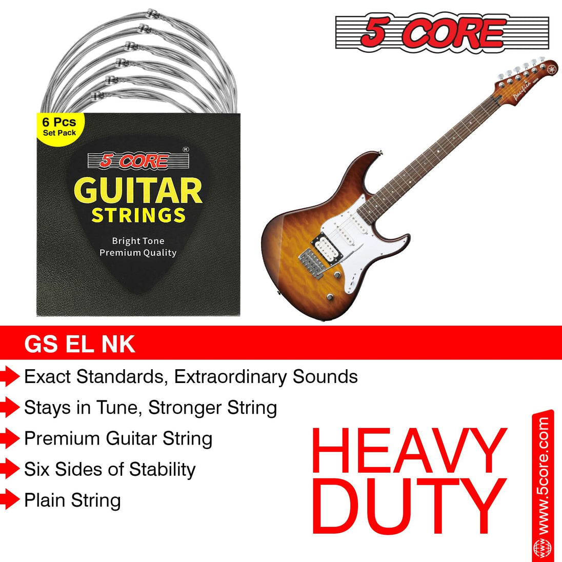 Perfect for rock, blues, pop, and jazz players seeking crisp sound
