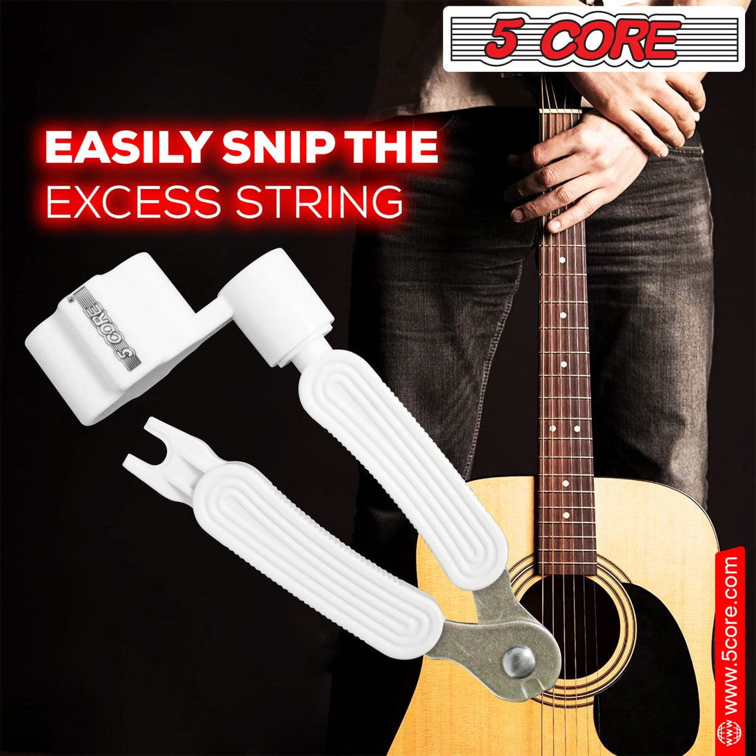 Metal string cutter and winder for easy use