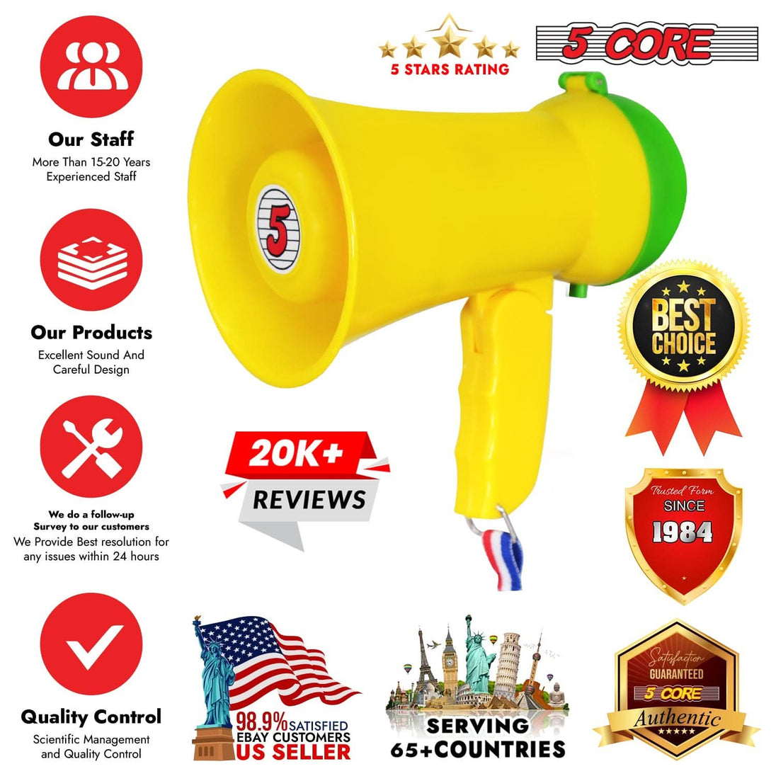 Heavy duty metal speaker mount bracket for stability