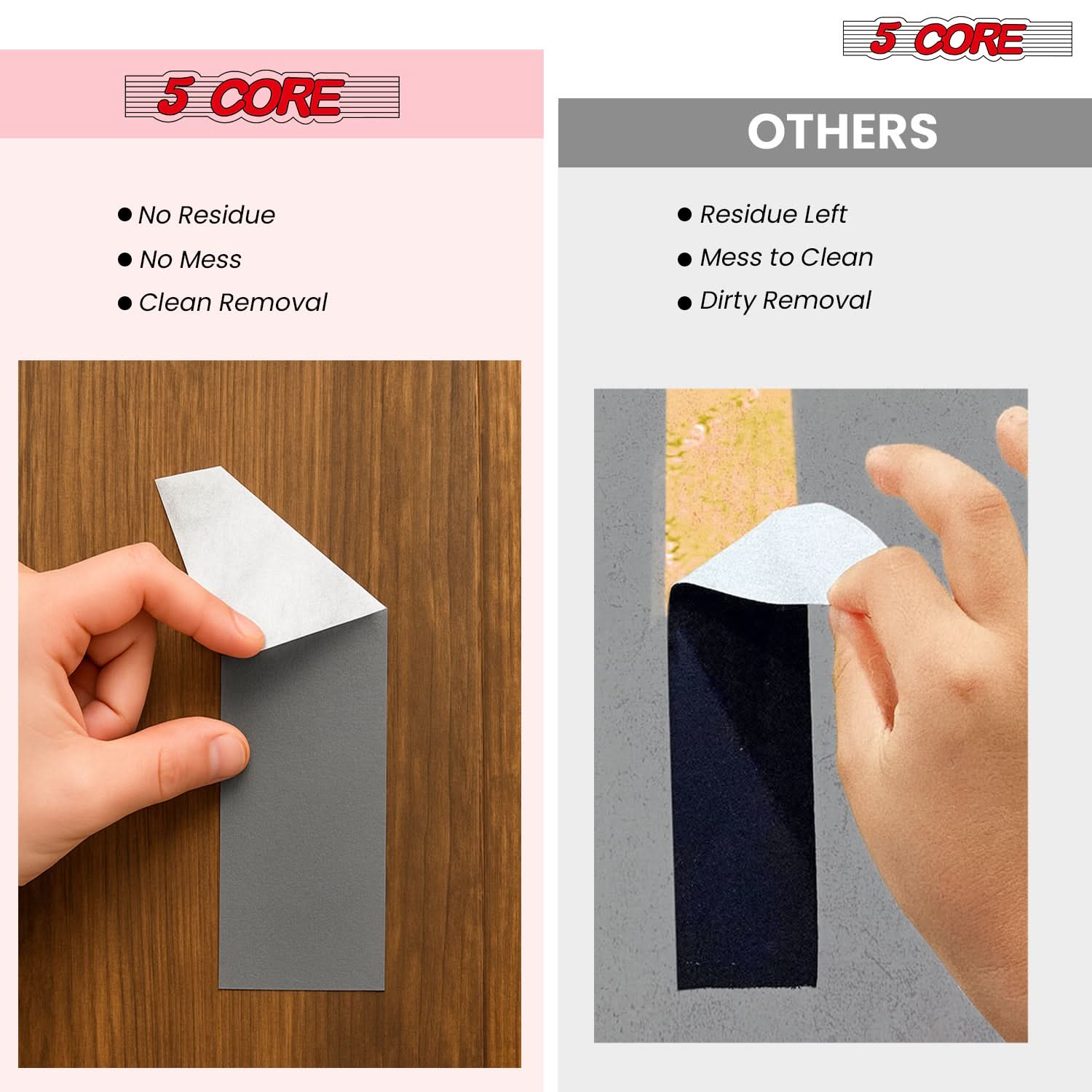 5 Core Gaffers Tape 2 Inch 30 Yards Professional Grey Pro Gaff Tape Non Reflective Water Resistant