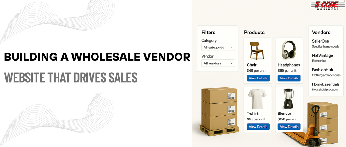 Learn about building website for a wholesale vendor that drives sales