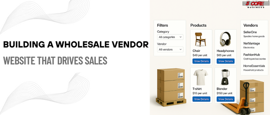 Learn about building website for a wholesale vendor that drives sales