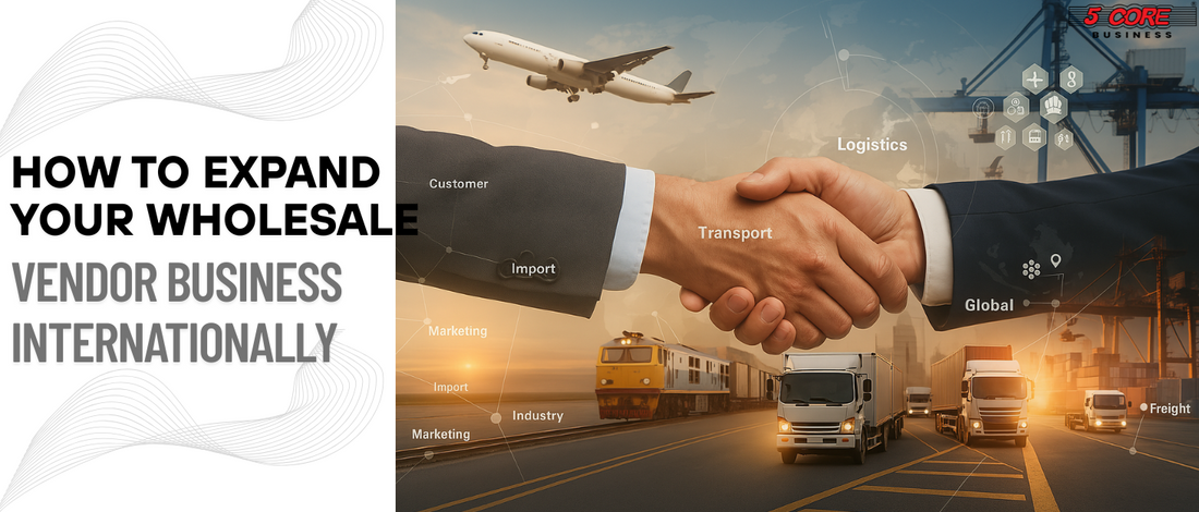 Learn ways to expand your wholesale vendor business internationally