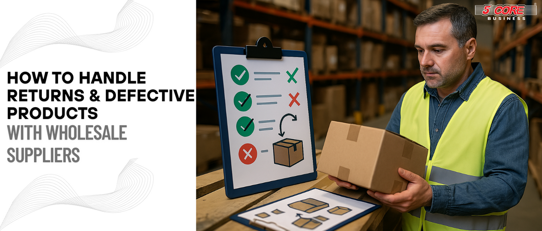  Learn how to handle returns and defective products with wholesale suppliers