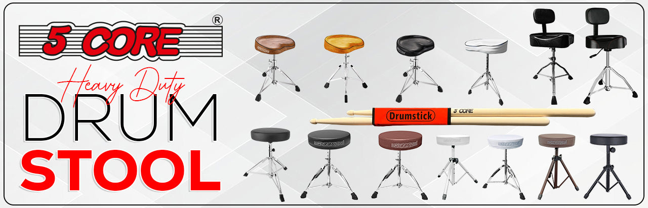 5 Core Drum Stool- Play Longer Play in Comfort