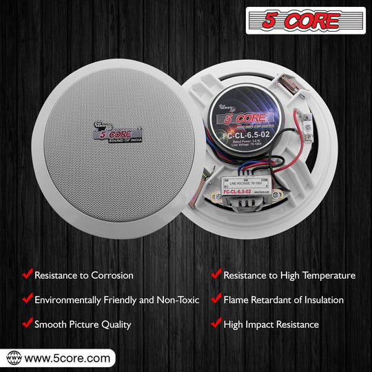 Replacement car subwoofer speakers 6 inch, 300 watt power rating