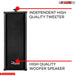 The waterproof subwoofer has durable and attractice design