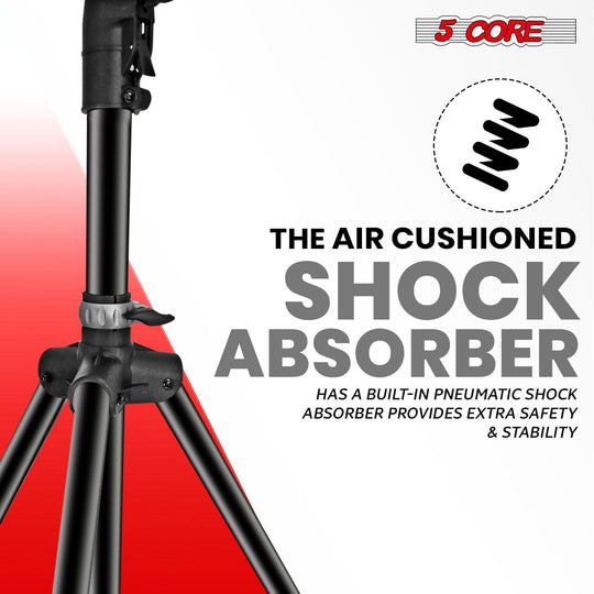 5Core tall adjustable speaker stand for studio monitors and audio gear
