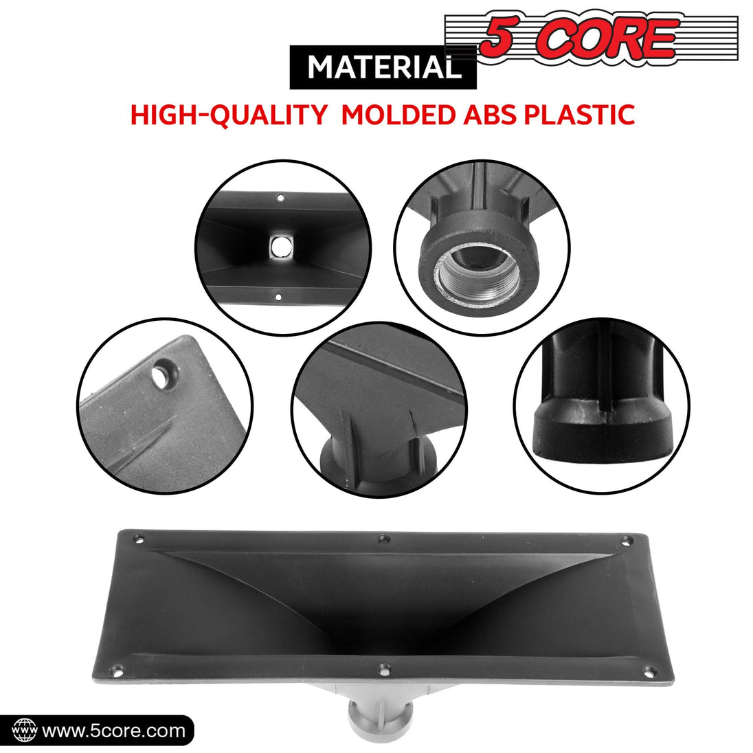 5Core HISE 15x5 horn replacement part for custom audio builds
