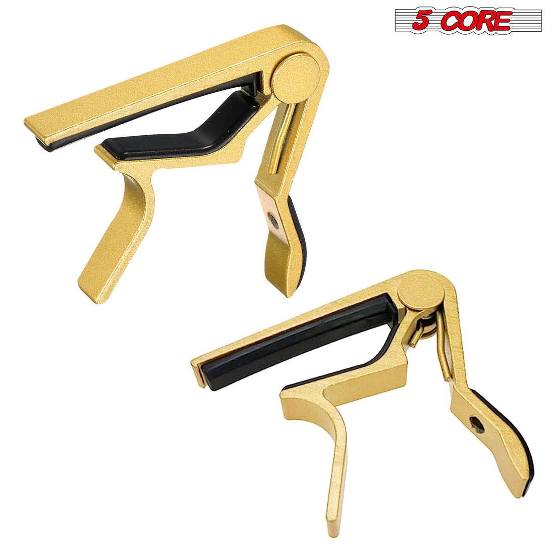 Lightweight and classic design capo for smooth key changes on multiple instruments