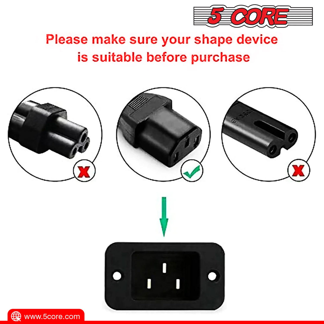 Simple plug-and-play AC extension cable