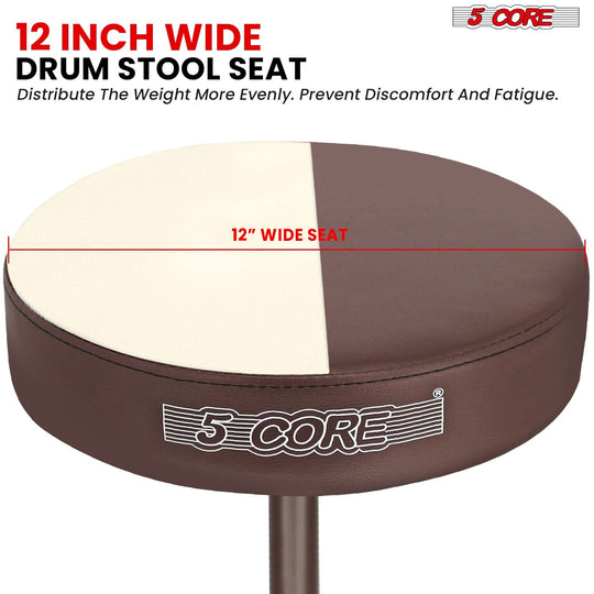 Wide seat throne built for excellent support and stability during long sessions.