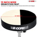 High-quality drum seat with a wide seat, thick cushioning, and a strong metal frame for durability and comfort.