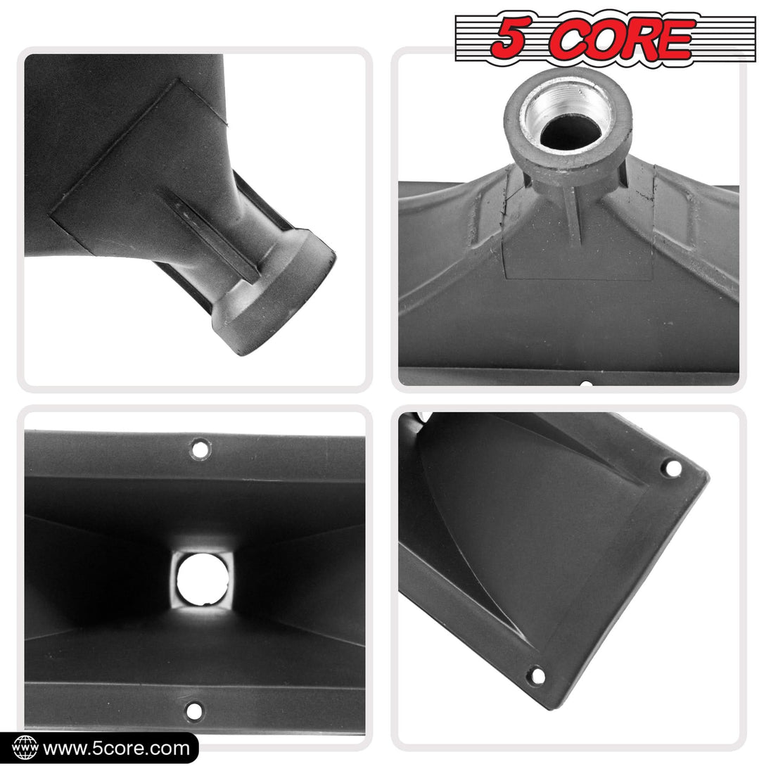 Tough plastic horn speaker component for stage and studio sound