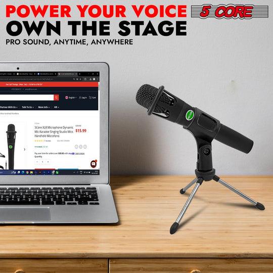 XLR professional dynamic microphone for singers and performers