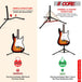 5 Core Multi-Use Floor Stand Adjustable Tripod for Instruments