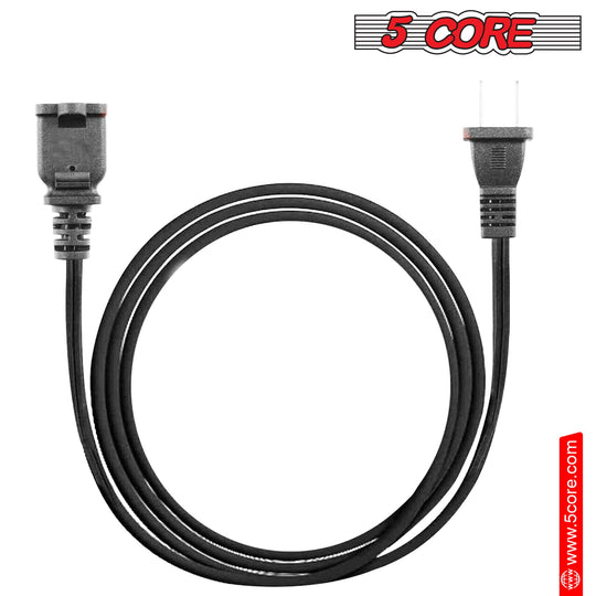 2 pack of flexible and durable polarized power cords