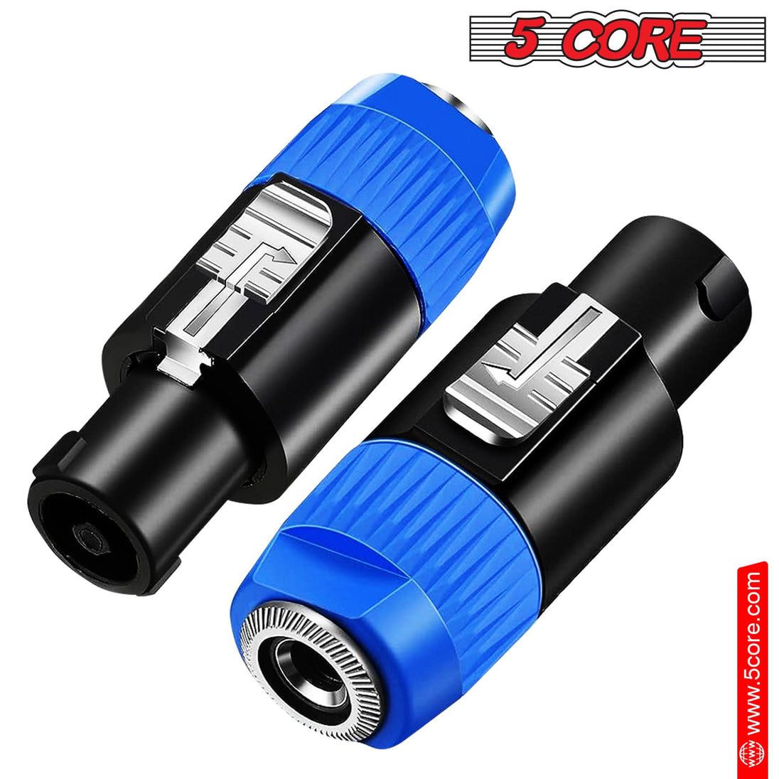 5Core high-performance audio jack male adapter for speakers and amps