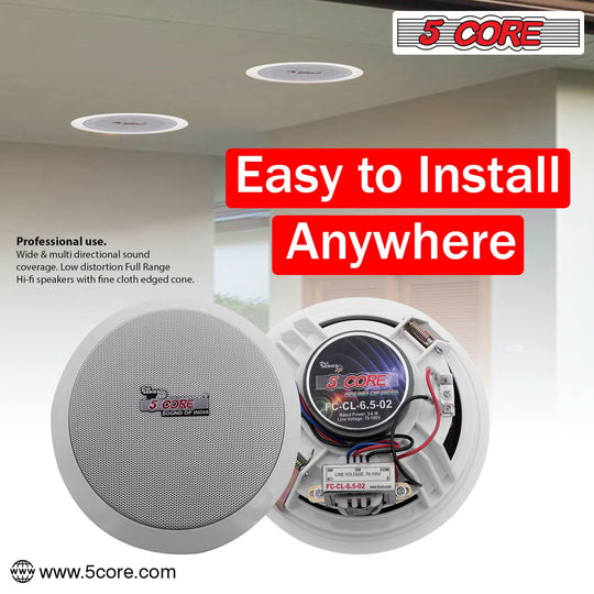 6 inch subwoofer set for car audio systems with 4 Ohm rating