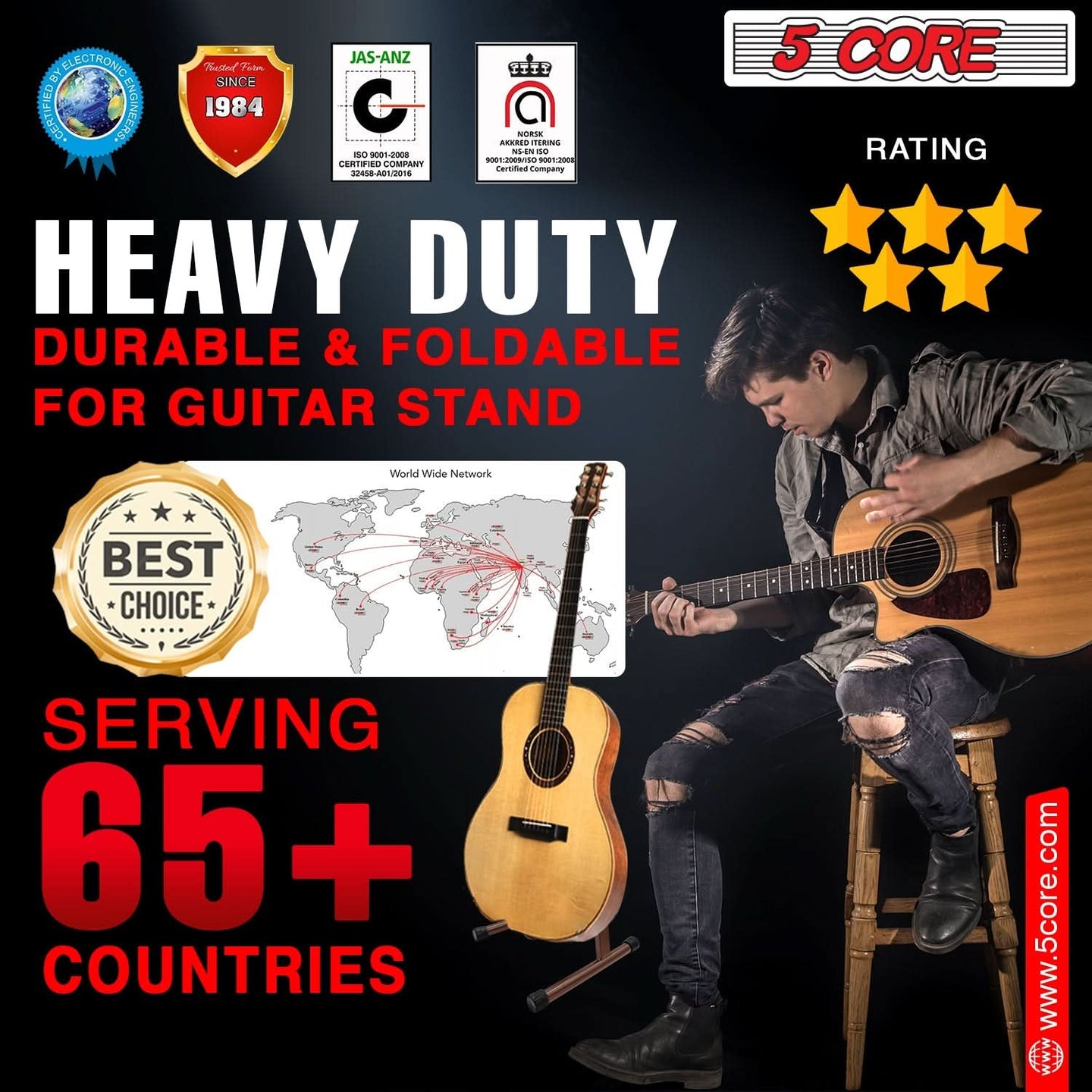 We give the best Guitar stand in the market