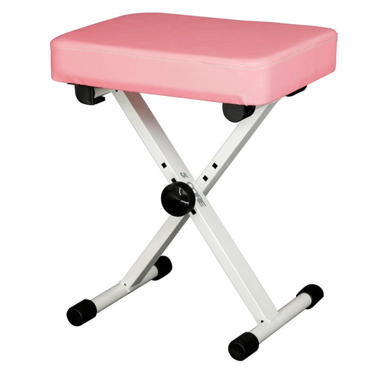 Heavy duty X style keyboard bench with adjustable height for pianists