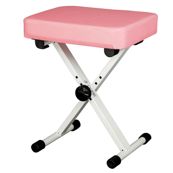Heavy duty X style keyboard bench with adjustable height for pianists