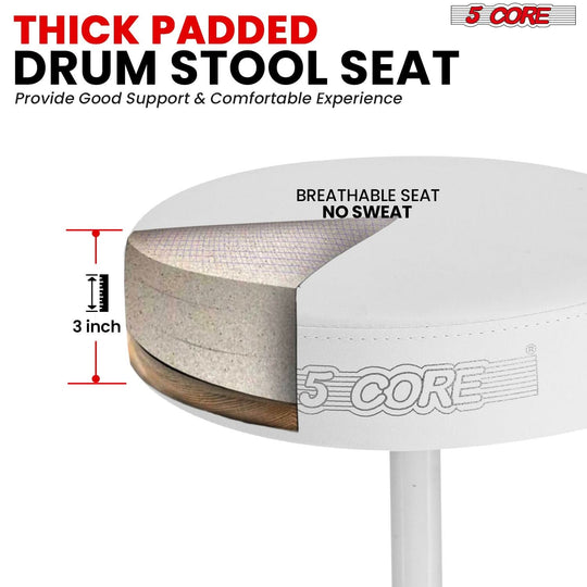 High-quality drum accessory with thick padding, offering superior comfort and durability.