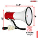 Bullhorn megaphone with rechargeable battery for soccer horn.