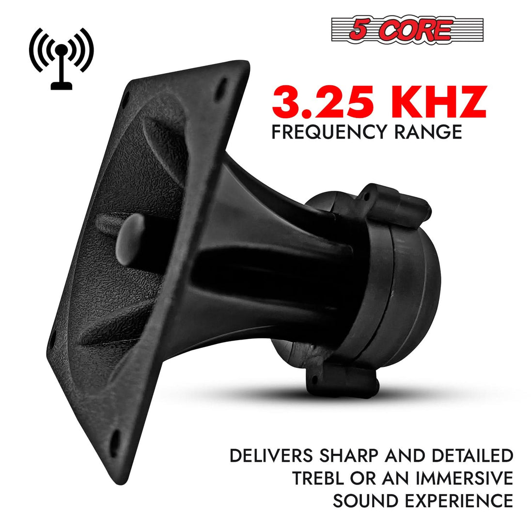 High-frequency piezo tweeter for sound systems