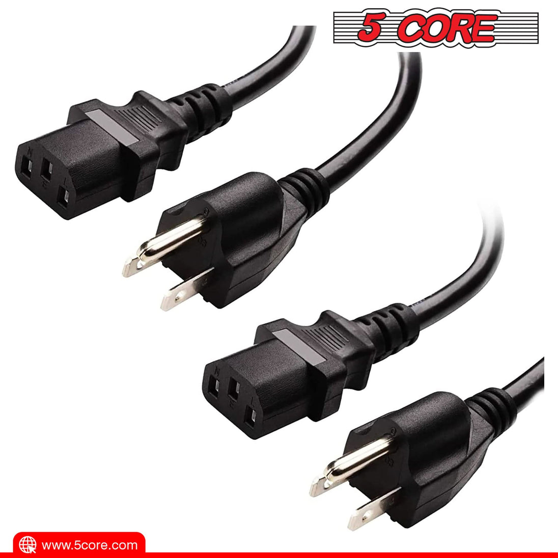 Secure power extension cable with long reach
