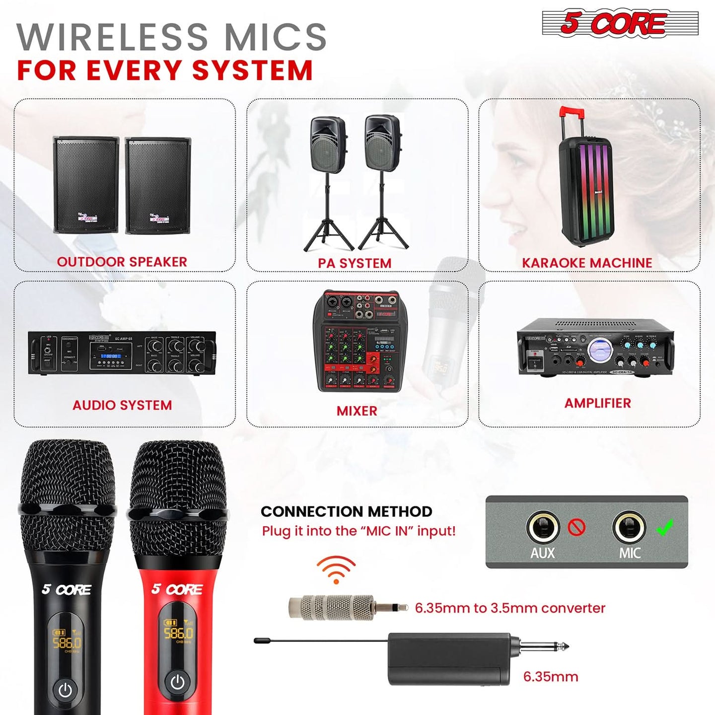 Versatile and portable, this microphone seamlessly integrates with every system for flawless audio performance