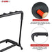 Sturdy floor guitar stand with protected foam rod and durable bracket material ensures secure and scratch-free support