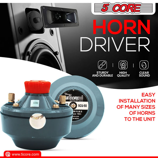 High quality compression driver horn