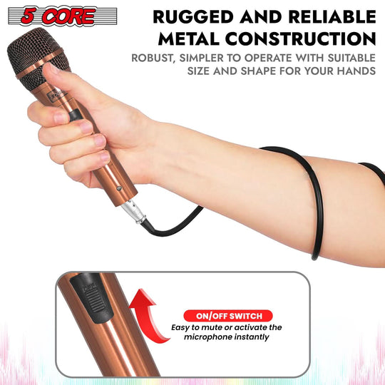 Compatible with mixers, amplifiers, and PA systems using standard XLR cables