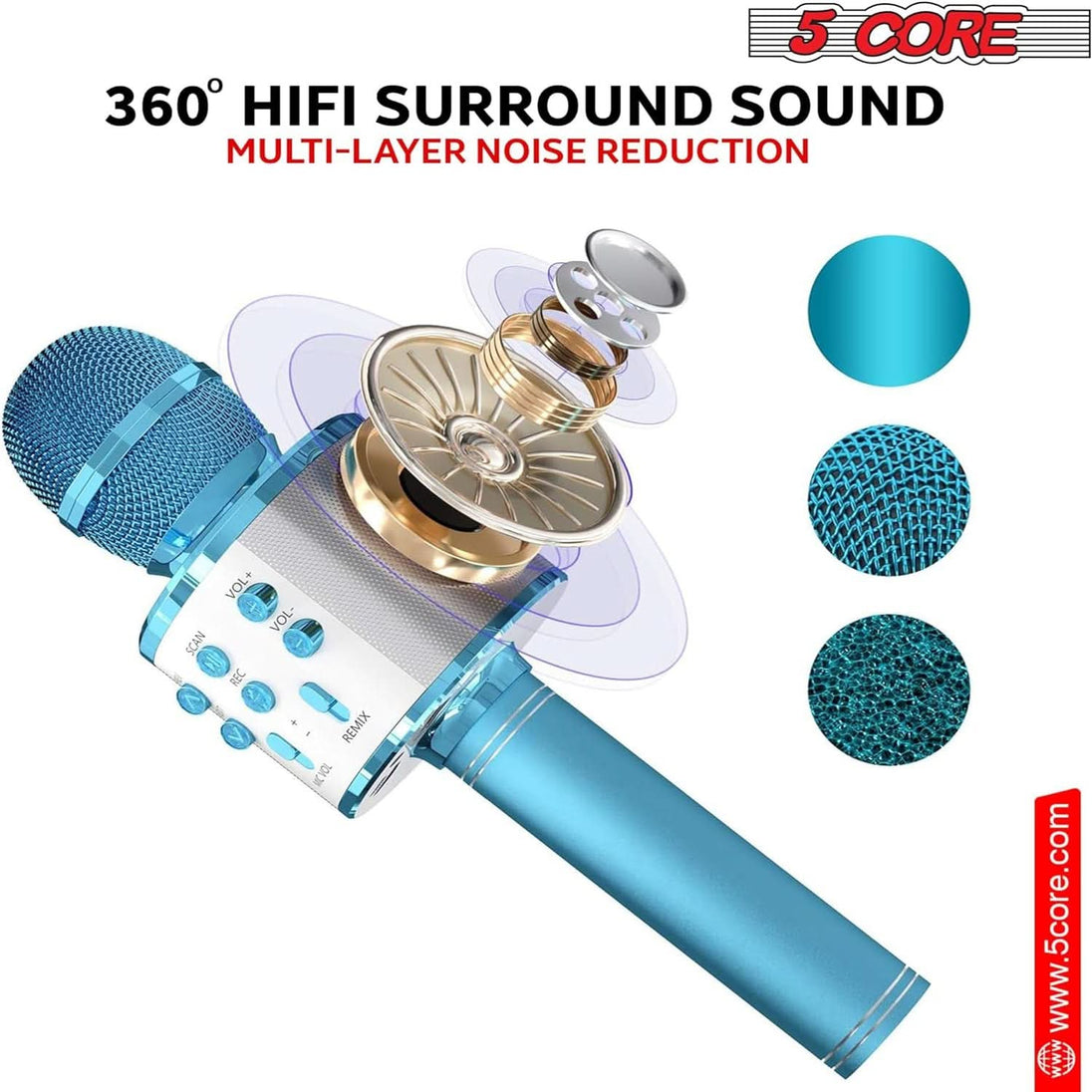 Cordless Karaoke Microfono