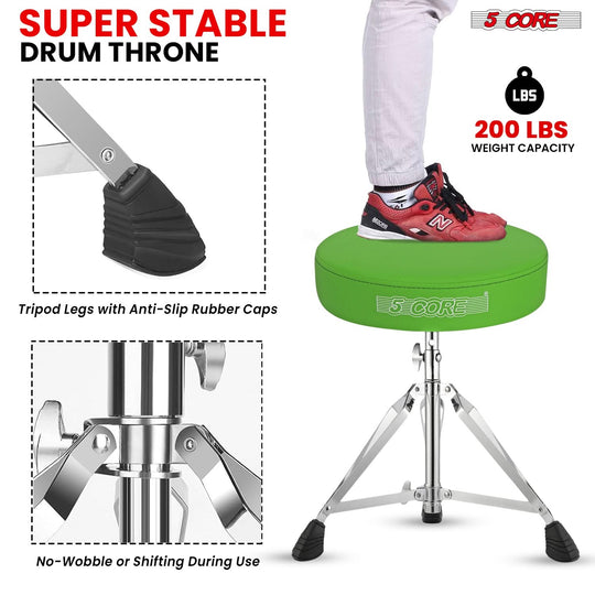 Stable throne chair with a strong build, extra-wide padded seat, and secure height adjustment.