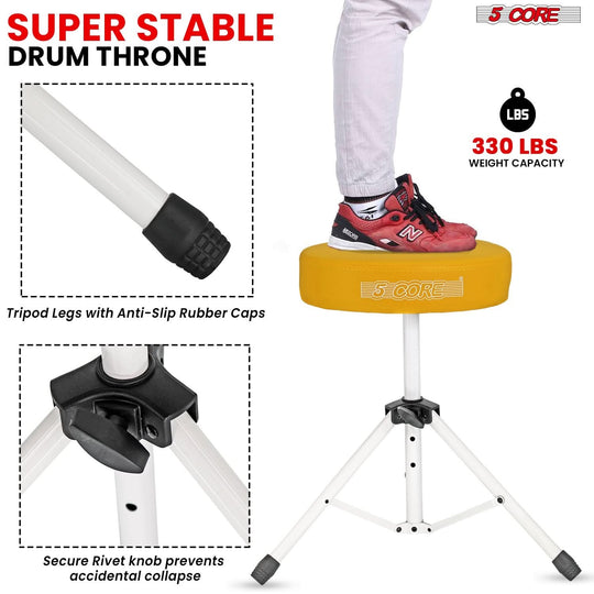 Professional musician chair designed for ergonomic support and enhanced comfort during performances