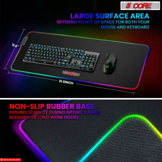 We give non slip rubber base gaming mat