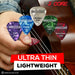 5 Core Guitar Plectrums Set with Light to Extra Heavy Gauges