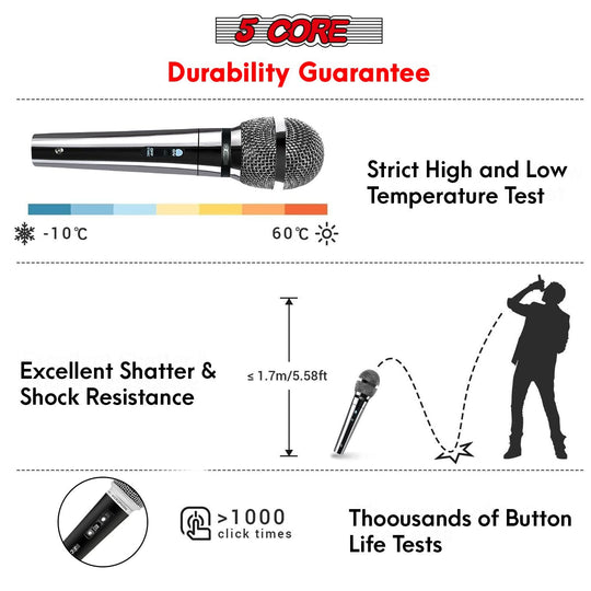 XLR handheld mic built for live shows, events, and rehearsals