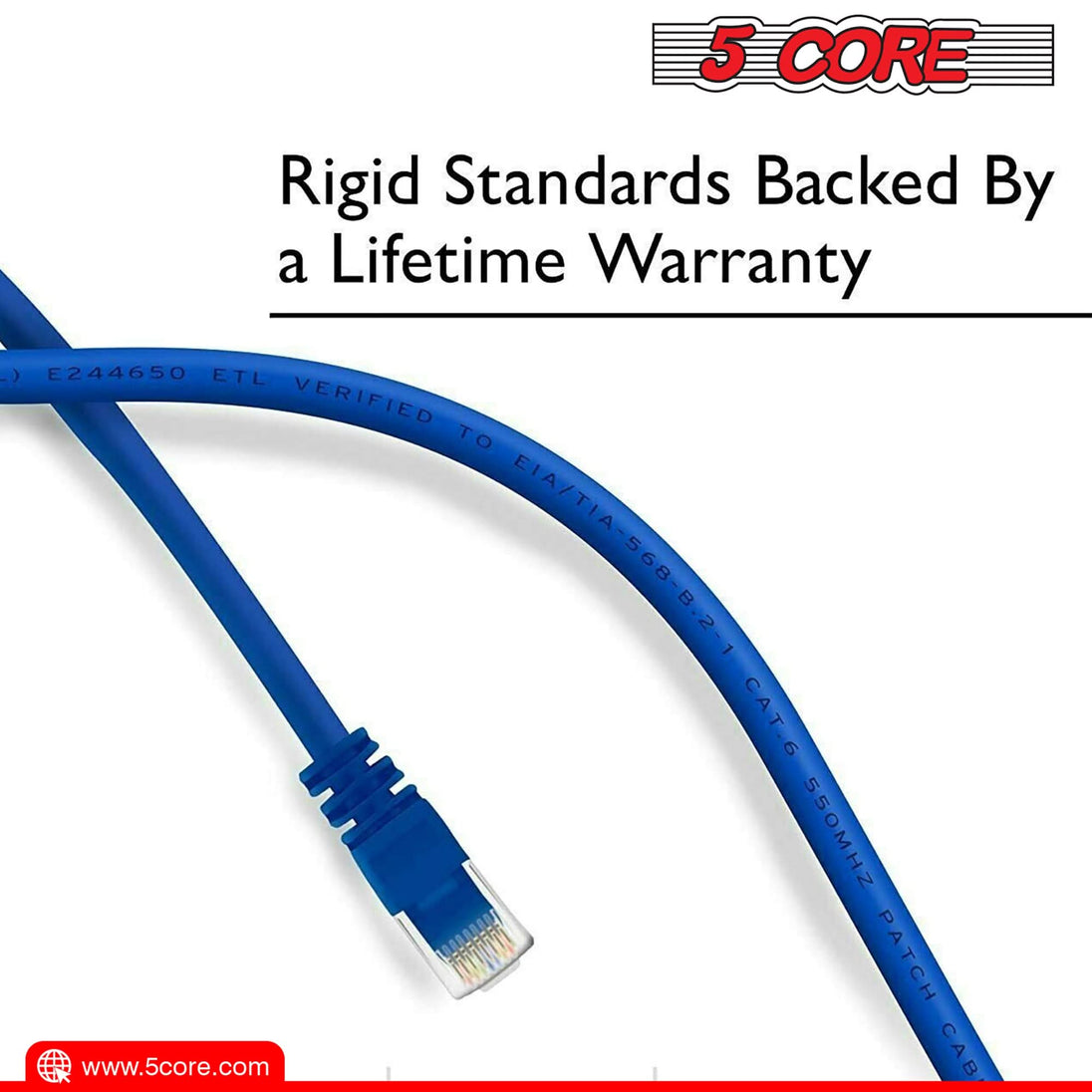 Long Cat6 network cable offering stable and high-speed connections