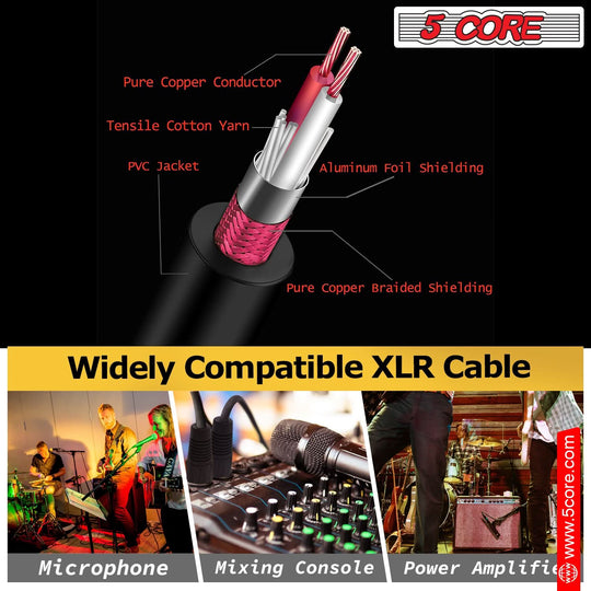 Our XLR cable has a wide compatibility