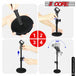 Sturdy Round Base Mic Stand for Desk: Height Adjustable by 5 Core