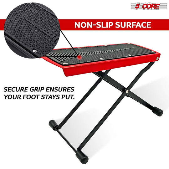 Stylish and elegant guitar footrest for performances