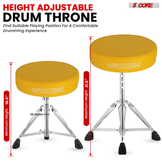 Heavy-duty music chair with robust construction and ergonomic design for reliable support and comfort