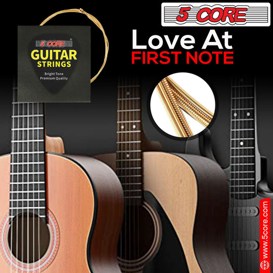 Perfect replacement set for acoustic guitars used in gigs or studio